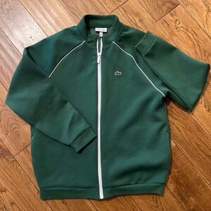 Lacoste Green Zip-Up Jacket